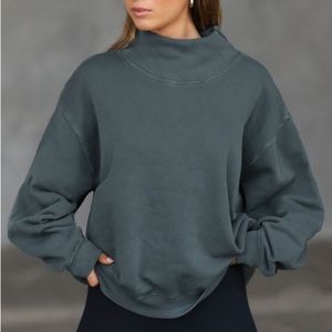 Joah Brown Turtleneck Sweatshirt